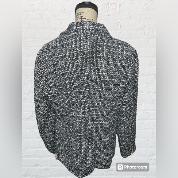 NWT $138 Nanette Lepore Double Breasted Boucle Blazer sz 16 - Picture 11 of 17